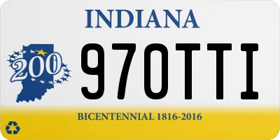 IN license plate 970TTI