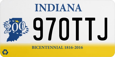 IN license plate 970TTJ