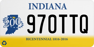 IN license plate 970TTQ