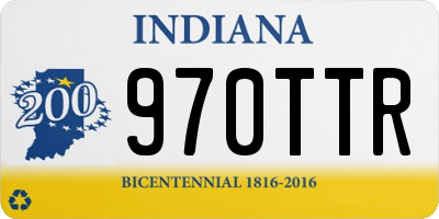 IN license plate 970TTR