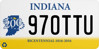 IN license plate 970TTU