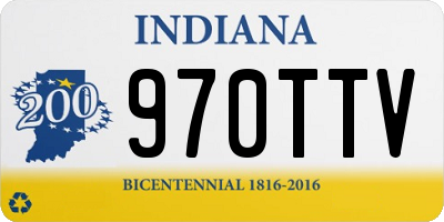 IN license plate 970TTV