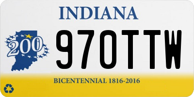 IN license plate 970TTW
