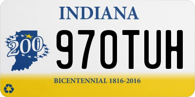IN license plate 970TUH