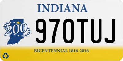 IN license plate 970TUJ