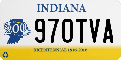 IN license plate 970TVA