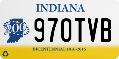 IN license plate 970TVB