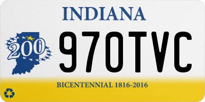 IN license plate 970TVC