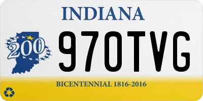 IN license plate 970TVG