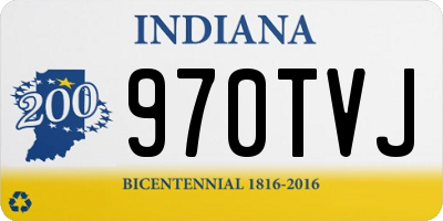 IN license plate 970TVJ