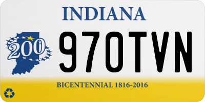 IN license plate 970TVN