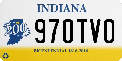 IN license plate 970TVO
