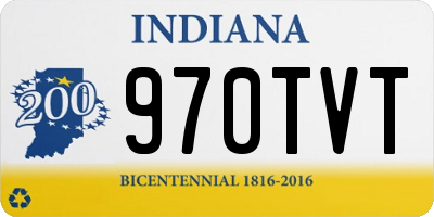 IN license plate 970TVT