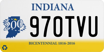 IN license plate 970TVU