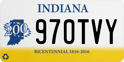 IN license plate 970TVY