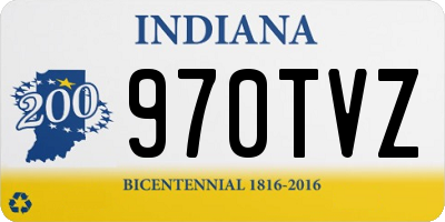 IN license plate 970TVZ