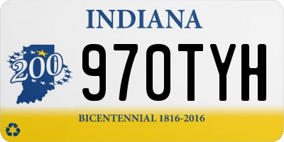 IN license plate 970TYH