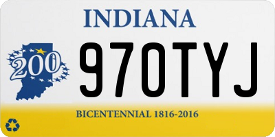IN license plate 970TYJ