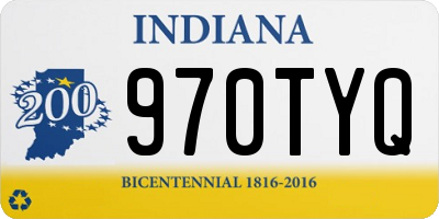IN license plate 970TYQ