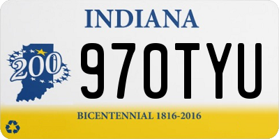 IN license plate 970TYU
