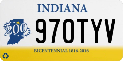IN license plate 970TYV