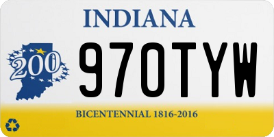IN license plate 970TYW