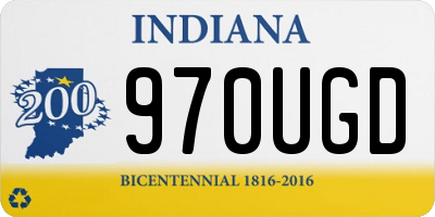 IN license plate 970UGD