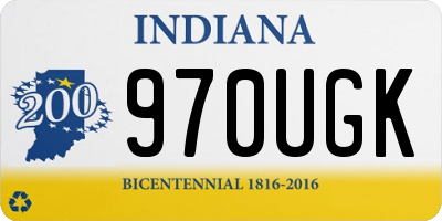 IN license plate 970UGK