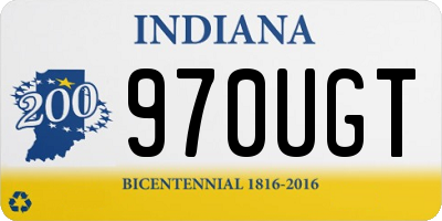 IN license plate 970UGT
