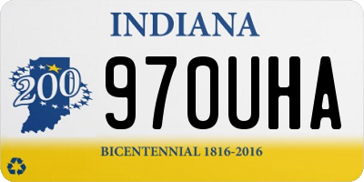 IN license plate 970UHA
