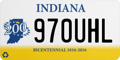 IN license plate 970UHL