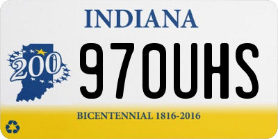 IN license plate 970UHS