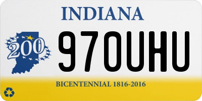 IN license plate 970UHU