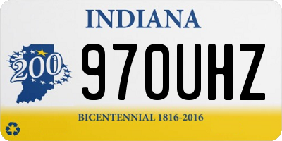 IN license plate 970UHZ