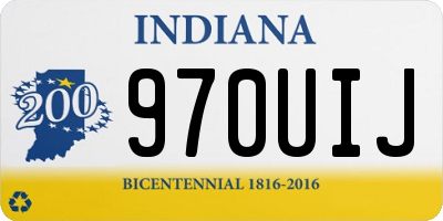 IN license plate 970UIJ