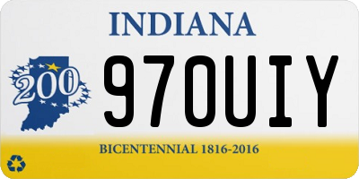 IN license plate 970UIY