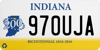 IN license plate 970UJA