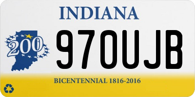 IN license plate 970UJB