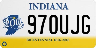IN license plate 970UJG