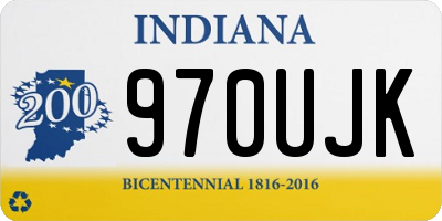 IN license plate 970UJK