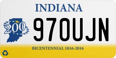 IN license plate 970UJN