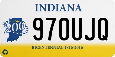 IN license plate 970UJQ
