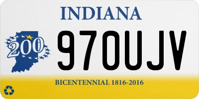 IN license plate 970UJV