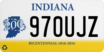 IN license plate 970UJZ