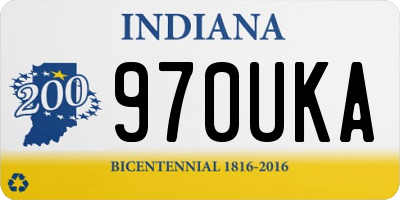 IN license plate 970UKA