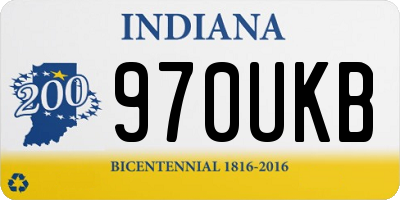 IN license plate 970UKB
