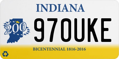 IN license plate 970UKE