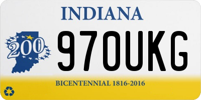 IN license plate 970UKG