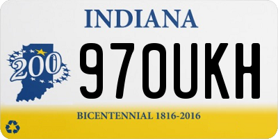 IN license plate 970UKH