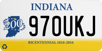 IN license plate 970UKJ
